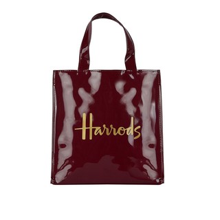 Harrods รุ่น Small Logo Shopper Bag สี Burgundy***พร้อมส่ง