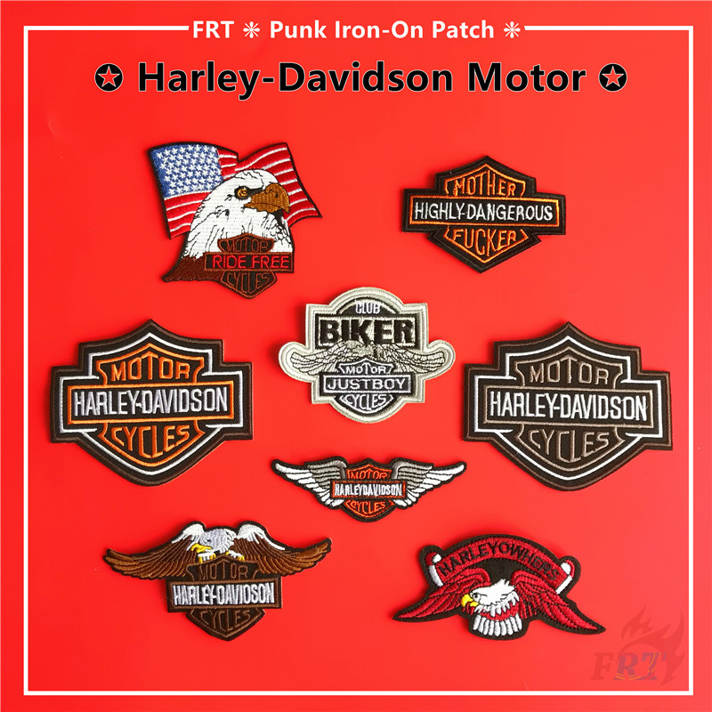 อาร์มติดเสื้อลาย Harley - Davidson 1 ชิ้น