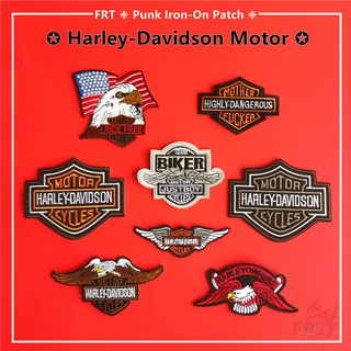 อาร์มติดเสื้อลาย Harley - Davidson 1 ชิ้น