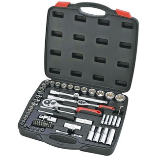 Block screwdriver 75EA/SET HACHI HC SOCKET SET Hand tools Hardware hand tools ไขควงบล็อก บล็อกชุด HACHI 75 ชิ้น/ชุด เครื