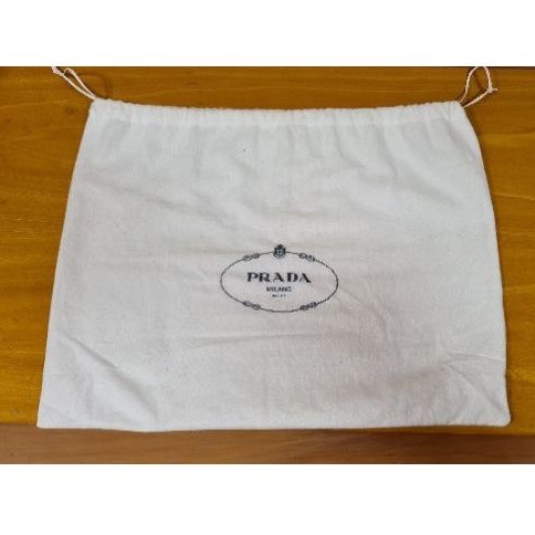 PRADA used good condition Dust Bag 17 x 13"