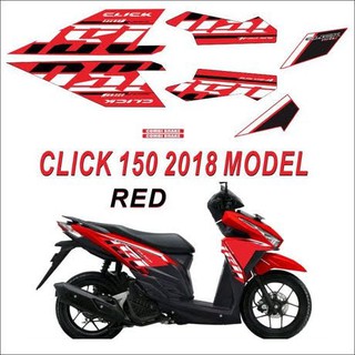 สติ๊กเกอร์แต่ง HONDA CLICK150 2018 model ติดทนนาน