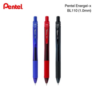 Pentel ปากกาเจล Energel X รุ่น BLN110 ขนาด 1.0 mm 3 สี