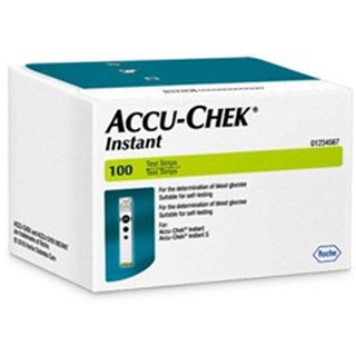 ACCU-CHEK Instant Strips แผ่นตรวจน้ำตาล 25-100แผ่น