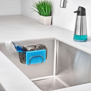 OXO ที่วางฟองน้ำแขวนฝาผนัง ขนาดใหญ่ I OXO GG StrongHold Suction Sink Caddy ของแท้ 100%