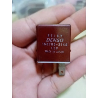 รีเลย์Relay Denso 156700-2140 12v 4 ขา  มือสองญี่ปุ่น