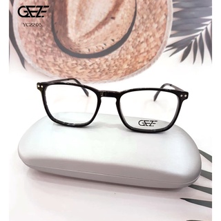 กรอบแว่นตา GEZE รุ่น YC2205-C1 น้ำหนักเบา ใส่สบาย Vintage (มีบริการตัดแว่นสายตาราคาถูก)