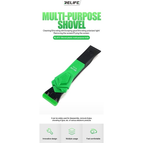 RELIFE RL-073 ใบมีดดลอกกาวฟิมดำลอกกาว OCA แกะจอ3in1 แยกหน้าจอมือถือ/แท็บเล็ต