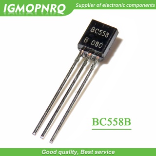 ทรานซิสเตอร์ BC558B BC558 TO-92 Bipolar TO-92 PNP GP AMP 50 ชิ้น