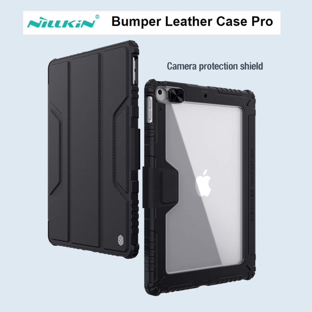 Nillkin เคสไอแพด กันกระแทก เคสiPad สำหรับ iPad Gen9 Gen8 Gen7 จอ 10.2 นิ้ว รุ่นใหม่ มีที่ปิดกล้อง พร