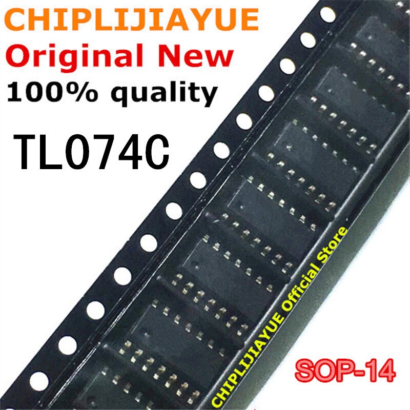 10PCS TL074C SOP14 071C TL074 SOP TL074CDT TL074CDR SOP-14 SMD ใหม่และชิป IC ชุด