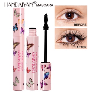 HANDAIYAN Korean Cosmetics Black Mascara Lengthens Eyelashes Extra Volume Waterproof Natural Lashes Professional Makeup