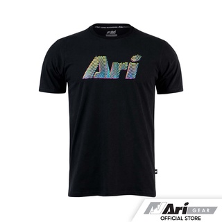 ARI ILLUSION TEE -  BLACK/MULTICOLOR  เสื้อยืด อาริ อิลลูชั่น สีดำ