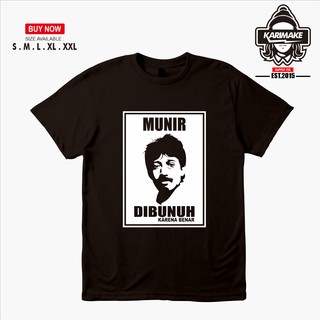 เสื้อยืดผ้าฝ้ายพิมพ์ลายแฟชั่น เสื้อยืด พิมพ์ลาย Munir Kill Because Immediately Distro