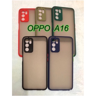 *****OPPO A16 พร้​อมส่งในไทย*****เคสขอบนิ่มหลังแข็งขุ่นคลุมกล้อง For Oppo A16 / OppoA16