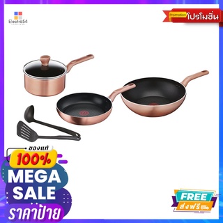 TEFAL ชุดหม้อกระทะ COOK SHINE 6 ชิ้นTEFAL SET COOK SHINE 6 PCS