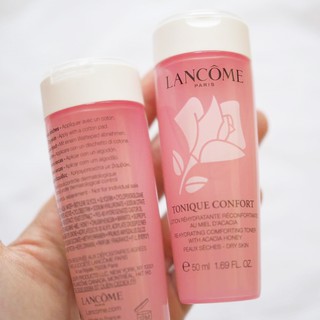 ส่งฟรี LANCOME Tonique Confort Re-Hydrating Comforting Toner with Acacia Honey 50ml  โทนเนอร์ AUG02