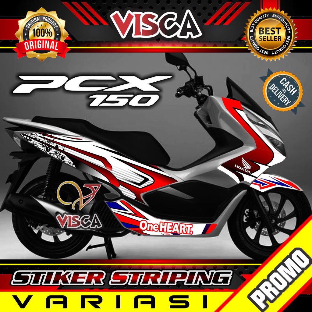 Striping Pcx 150 2019 - สติ๊กเกอร์ Striping Variation Lis Pcx 150 2019 - Striping Hologram Pcx 150 2