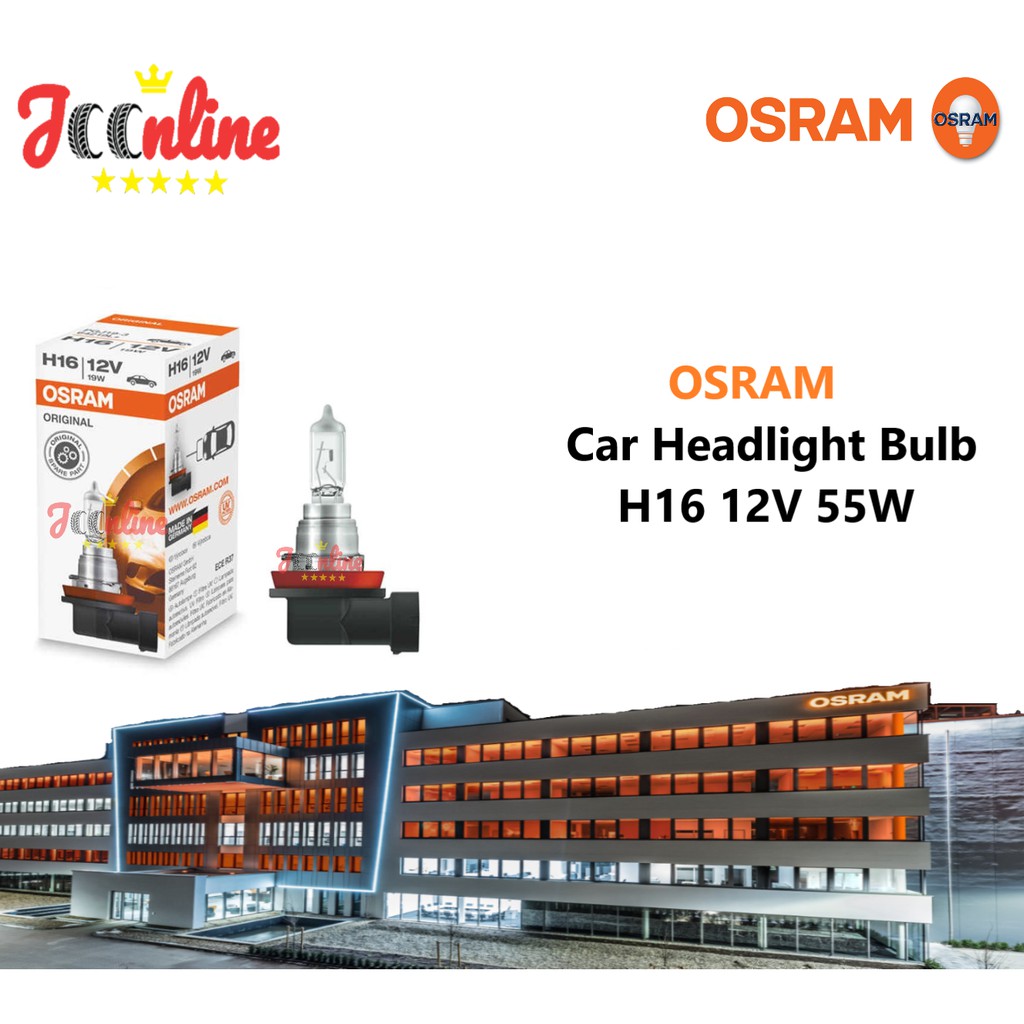 OSRAM หลอดไฟ Holegen 64219 H16 12V 19W