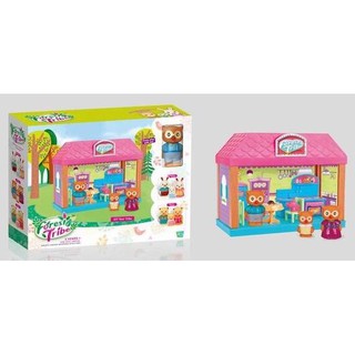 fujitoys.shop 60235 ของเล่นเด็กโมเดลบ้านนกฮู กล่องละ