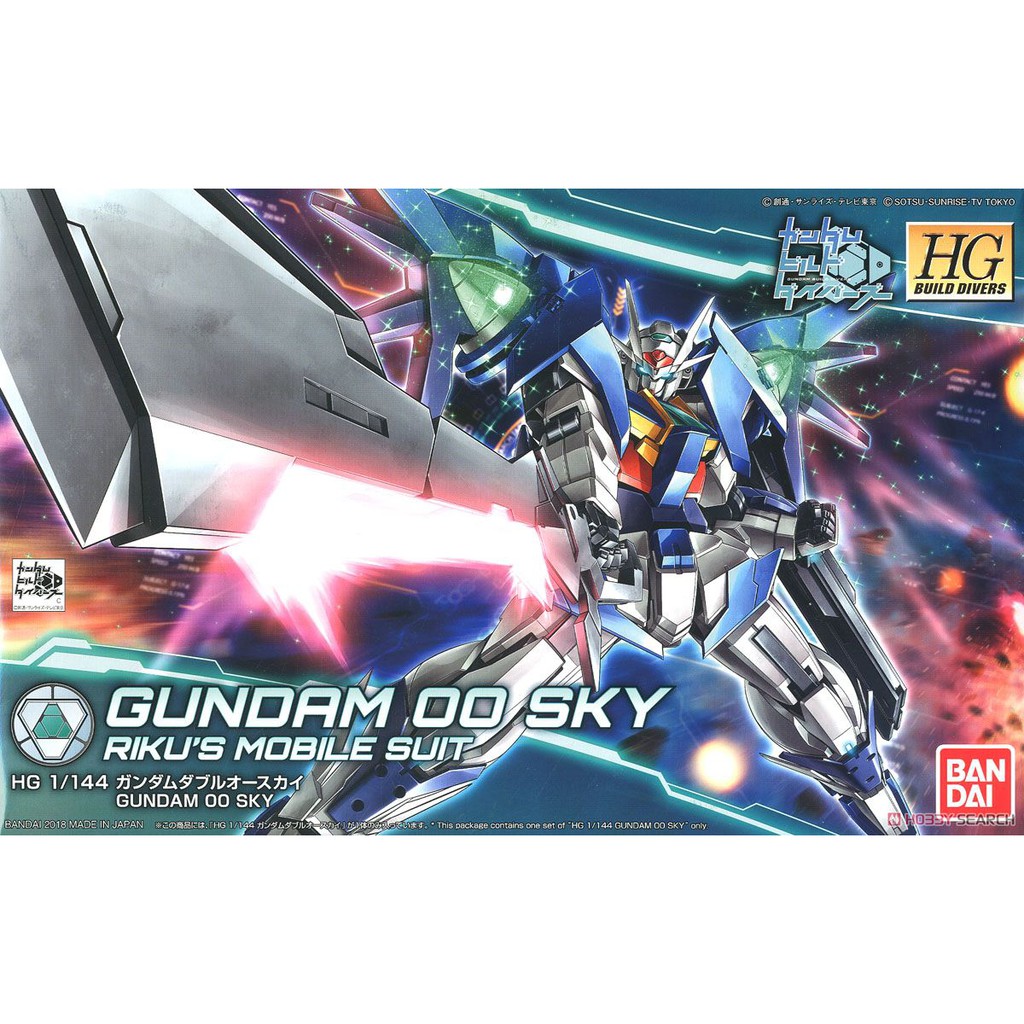 Bandai HGBD Gundam OO Sky : 1373 ByGunplaStyle