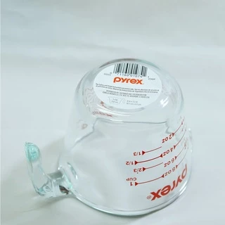 Pyrex แก้วตวงมาตรฐาน 250มล. Made in USA (สินค้ามีความเสี่ยงเสียหายง่ายจากการขนส่ง ควรซื้อความคุ้มครองเพิ่มก่อนสั่งซื้อ)