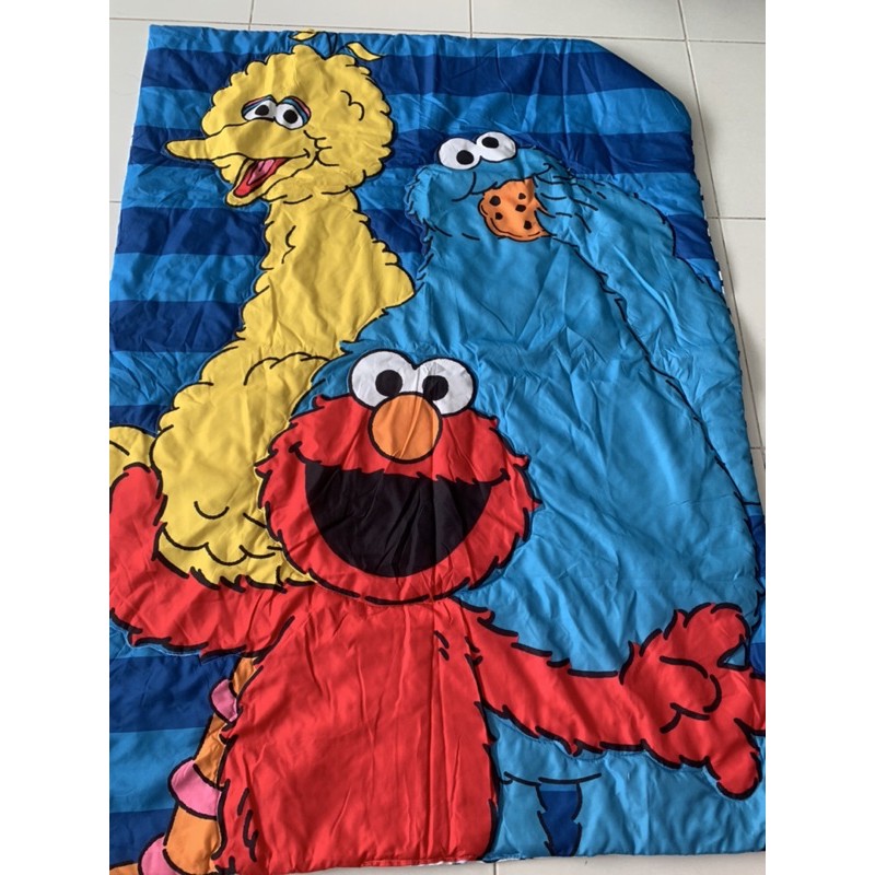 ผ้าห่มเด็ก Sesame Street Elmo .. ดีไซน์ด้านหลังเป็นดีไซน์มิกกี้เมาส์ !พีซีเดียวใหม่เอี่ยมเท่านั้น!Ht