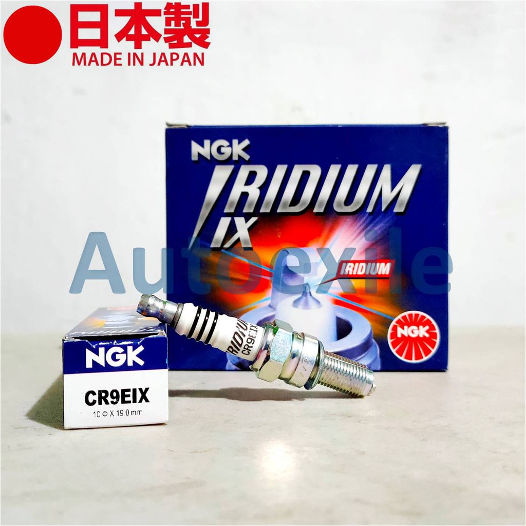Original NGK IRIDIUM IX CR9EIX หัวเทียนรถจักรยานยนต์ Original YZF R15 R25 Pulsar 180 200 220 Versys 