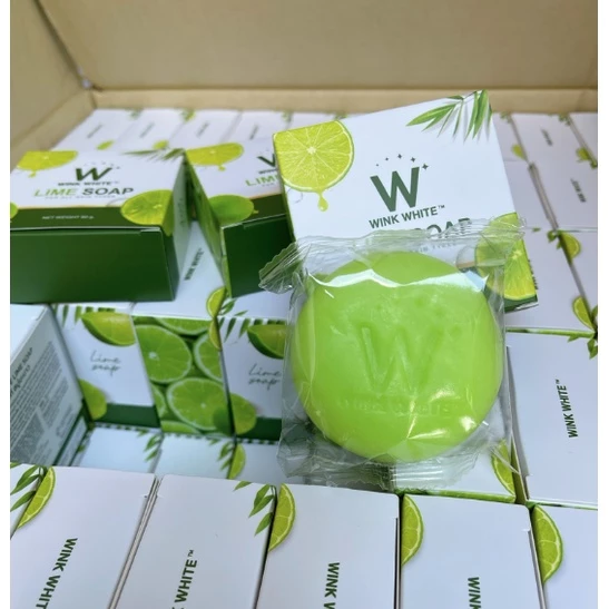 Wink White Lime Soap สบู่มะนาว ขาวกระจ่างใส กลิ่นหอม thumbnail 5