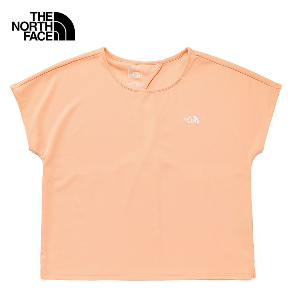 THE NORTH FACE W WANDER CROSSBACK SS -AP APRICOT ICE เสื้อยืดแขนสั้น ผู้หญิง