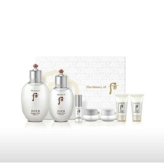 ชุดบำรุงผิวหน้า The History Of Whoo Gongjinhyang : Seol Radiant White Moisture Cream Special Set 7 items