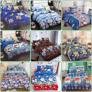 🧸🛌( Doraemon)ชุดผ้าปูที่นอน พร้อมผ้านวม (ครบชุด6ชิ้น)✨สินค้าพร้อมส่ง