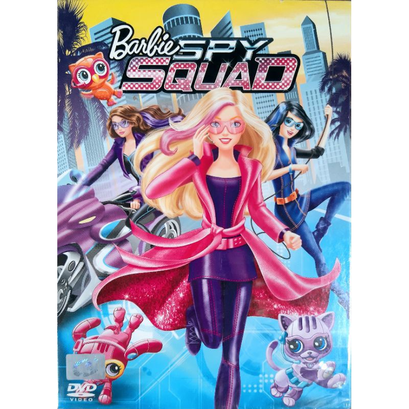 DVD การ์ตูน Barbie ตอน Barbie spy squad บาร์บี้สายลับเจ้าเสน่ห์ ลิขสิทธิ์แท้ มือหนึ่ง ใหม่ในซีล มีปก