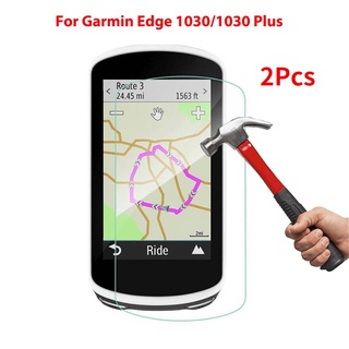 กระจกนิรภัยกันรอยหน้าจอ ขอบกลม 2.5D บางพิเศษ กันรอยขีดข่วน สําหรับ Garmin Edge 1030 Plus 1030 2 ชิ้น