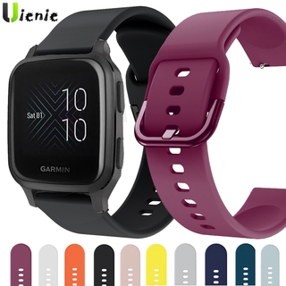 สายนาฬิกาข้อมือ แบบซิลิโคน สําหรับ Garmin Venu Sq 245 645 Vivoactive 3 Music ขนาด 20 มม.