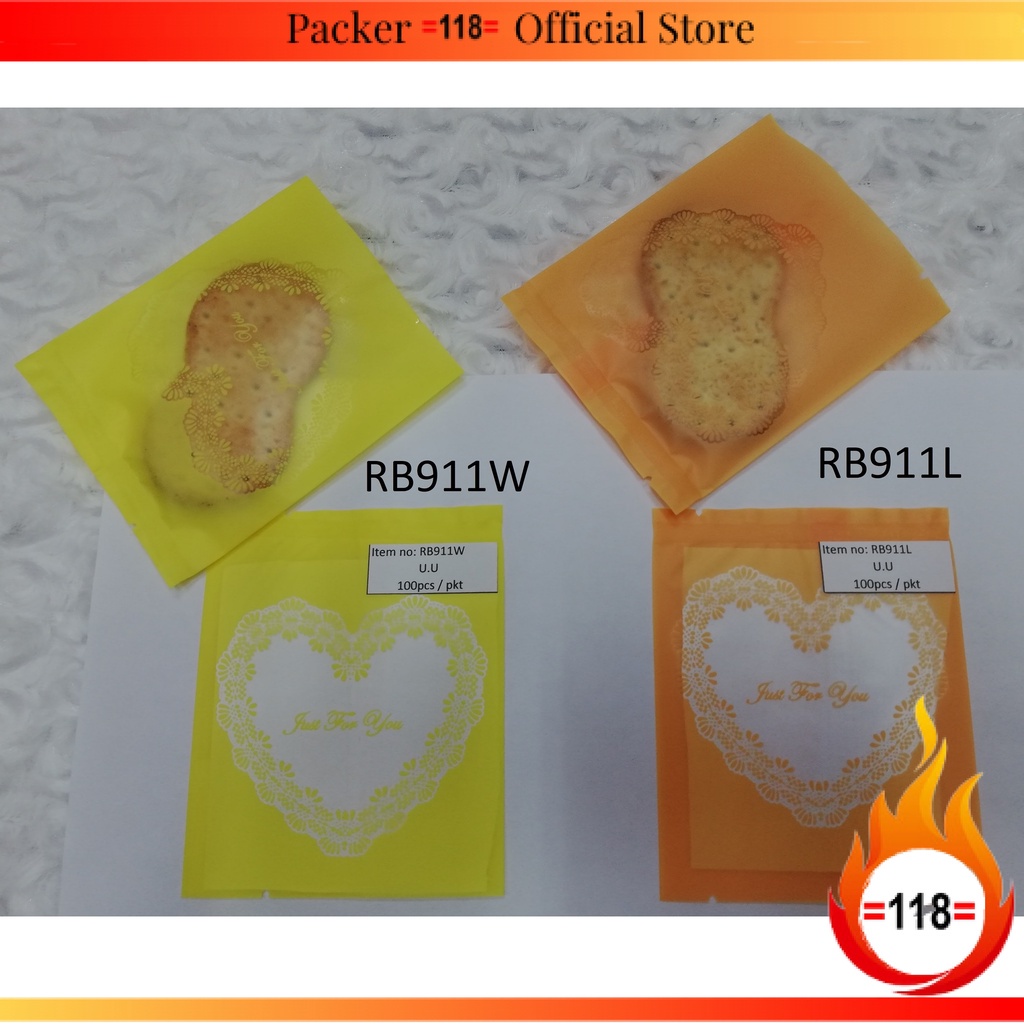 RB911W/L OPP Matte Sealer ถุงบรรจุภัณฑ์ - 100 ชิ้น/pkt