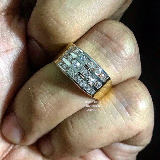 แหวนเพชรCzเหมือนของแท้100%