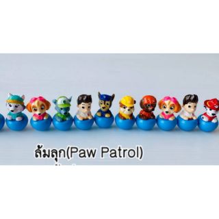 (เซต 4ตัว)โมเดลล้มลุกหมาตำรวจ โมเดล Paw Patrol