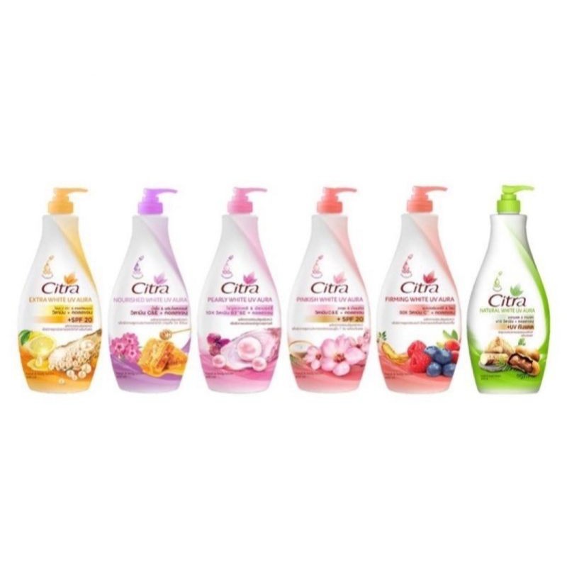 Citra โลชั่นทาผิวมี5สูตร2ขนาด