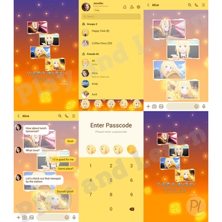 SWORD ART ONLINE Sticker Theme Line สติกเกอร์ไลน์ ธีมไลน์