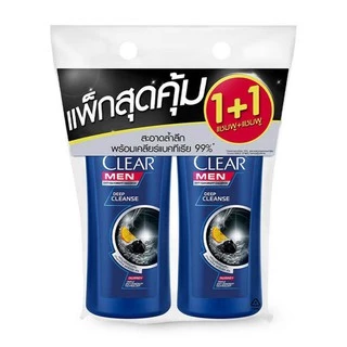 เคลียร์ เมน แชมพูขจัดรังแค ดีพ คลีน 350 มล.X2 CLEAR MEN SHAMPOO DEEP CLEANSE 350ML.TWINPACK