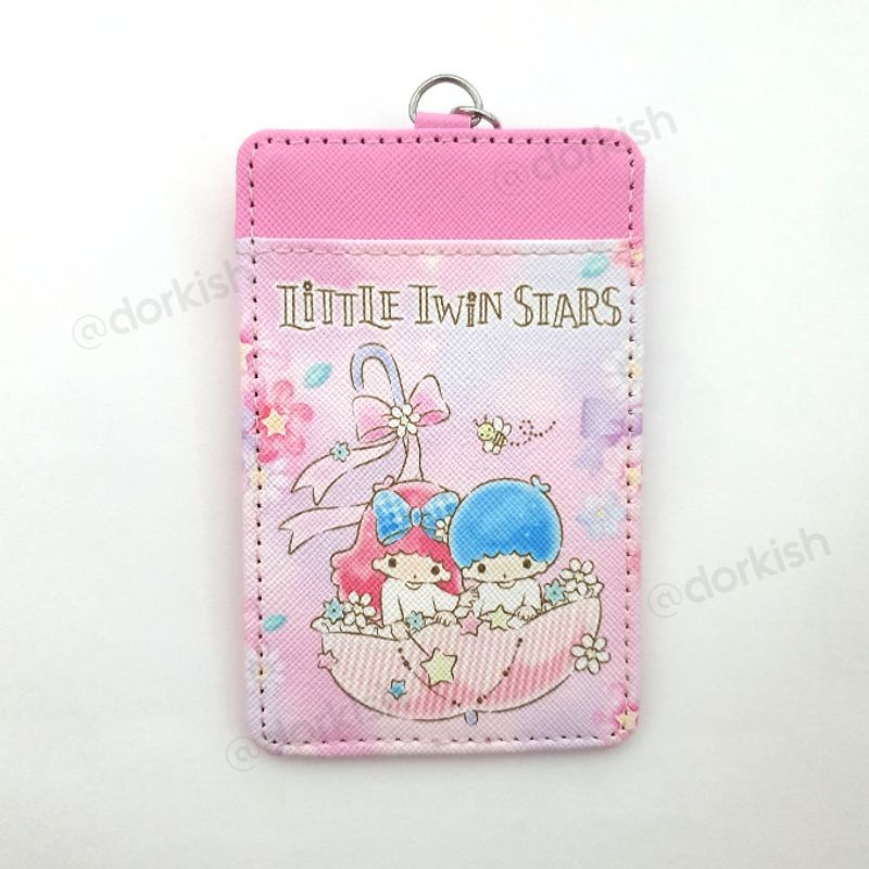 Sanrio Little Twin Stars Kiki & Lala Ezlink Card Holder พร้อมพวงกุญแจ