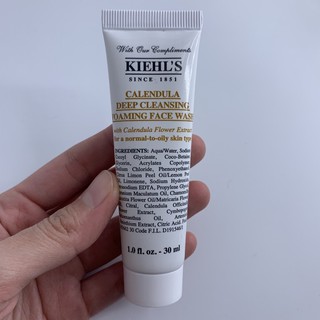 Kiehls Calendula Deep Cleansing Foaming Face Wash ขนาด 30ml