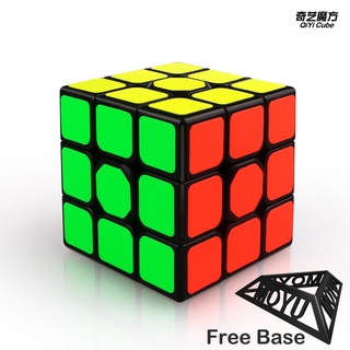 Qiyi สติกเกอร์รูบิคปริศนา 3x3x3 ความเร็ว 3X3 56 มม. ปรับได้ สําหรับผู้เริ่มต้น