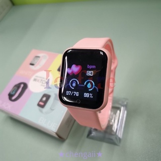 Smartwatch นาฬิกาข้อมือ Smartwatch Y68 กันน้ําหน้าจอบอกอัตราการเต้นของหัวใจสําหรับผู้ชายและผู้หญิง