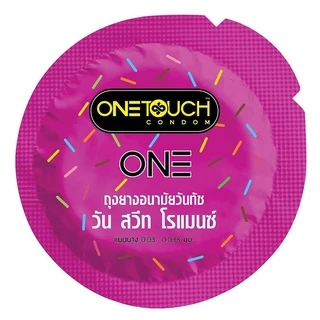 (แบบซอง 1 ชิ้น) ถุงยางอนามัย OneTouch แท้ 100% ขนาด 49-52.5 มม.