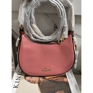 พร้อมส่ง Coach C8355  Kleo hobo หนังแท้สีชมพู