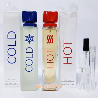 แบ่งขาย 💖 แท้ทุกหยด Benetton Hot Cold EDT น้ำหอม แท้ 5ml 10ml