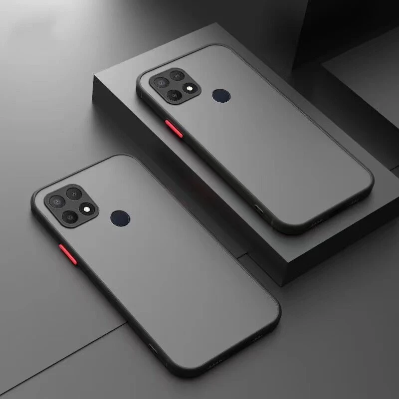 Case For Realme C21Y เคสโทรศัพท์ เคสกันกระแทก ปุ่มสีผิวด้าน กันรอยกล้อง ขอบนิ่มหลังแข็ง