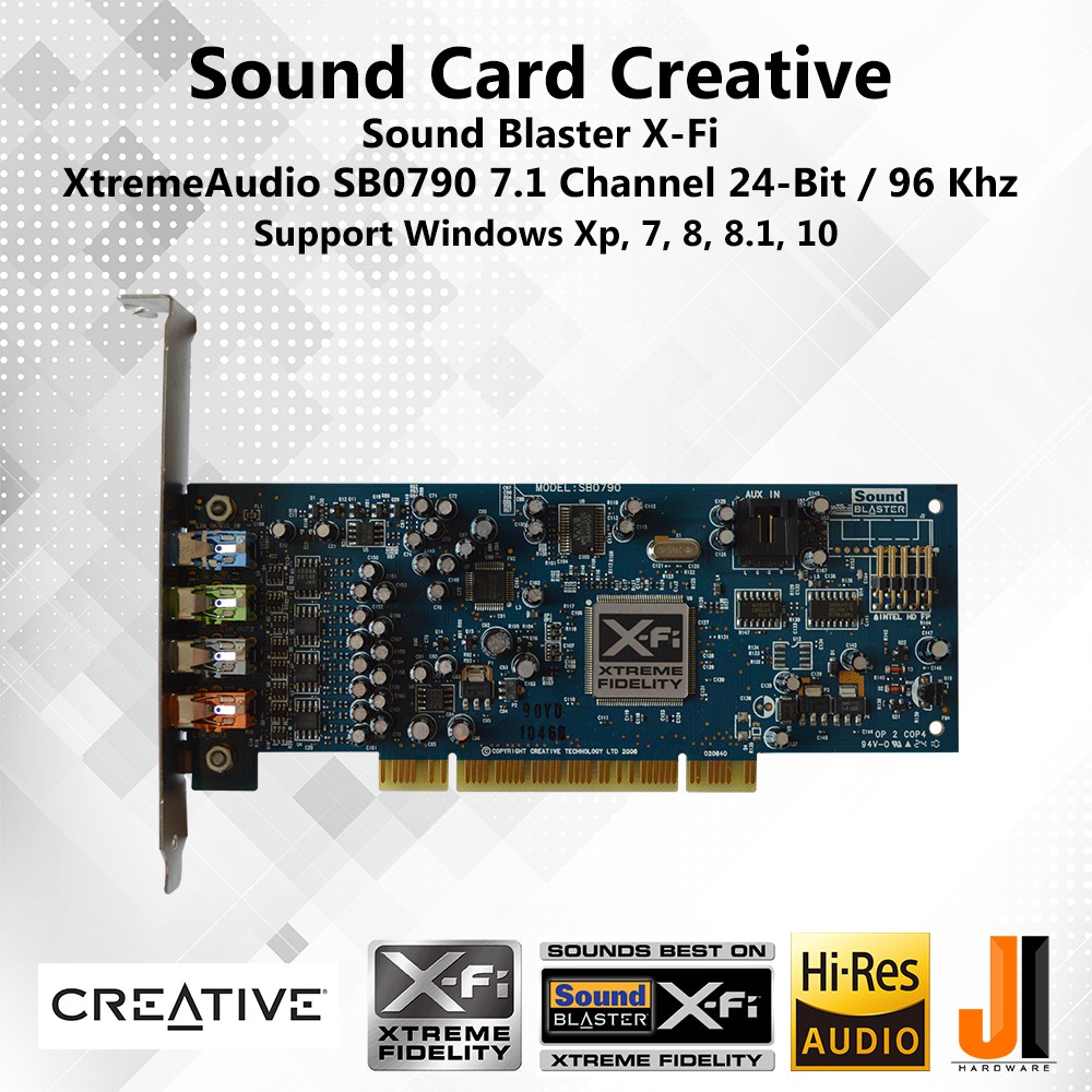 Sound Card Creative Sound Blaster XFi XtremeAudio SB0790 7.1 Channel
